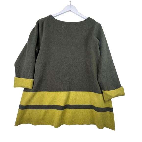 Max Studio Woman Sweater Size 1X Top Half Sleeve Knit Pullover Loose Fit Boxy - Picture 3 of 6